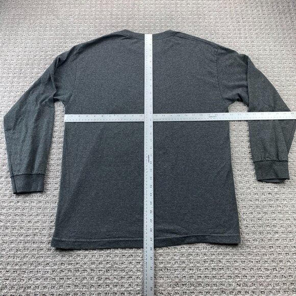 Metal MULISHA Shirt Men Large L Gray Long Sleeve Tee Skull Logo Streetwear Tee - Picture 6 of 10